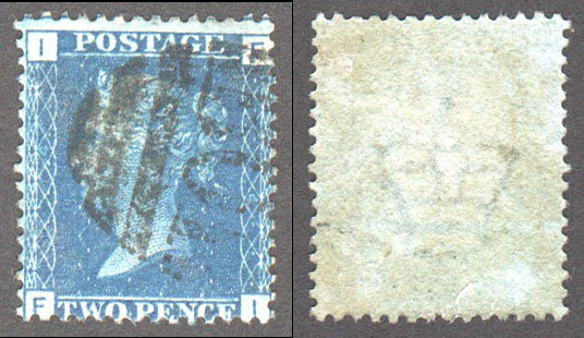 Great Britain Scott 30 Used Plate 14 - FI (P) - Click Image to Close